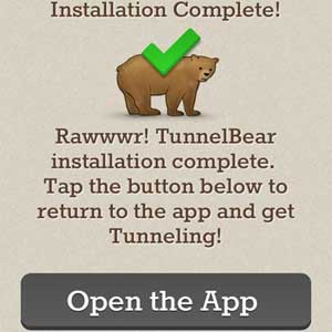 Tunnel Bear screenshot